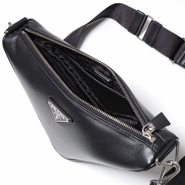 350906261 12 Prada Crossbody Bag Leather Triangle Logo Bag