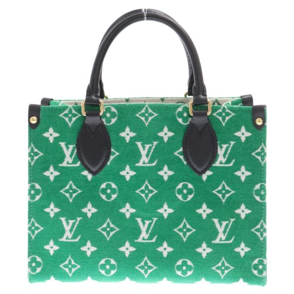 3524d010007 2 Louis Vuitton On the Go PM LV Match 2WAY Bag Green