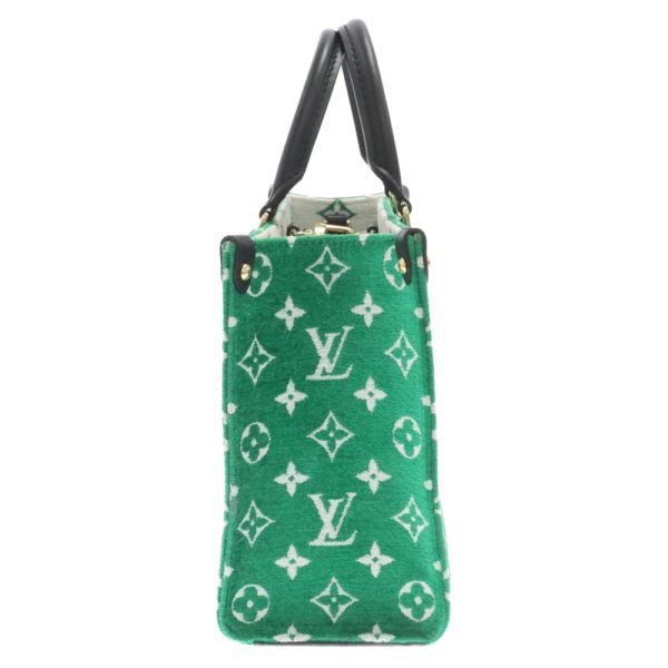 3524d010007 3 Louis Vuitton On the Go PM LV Match 2WAY Bag Green