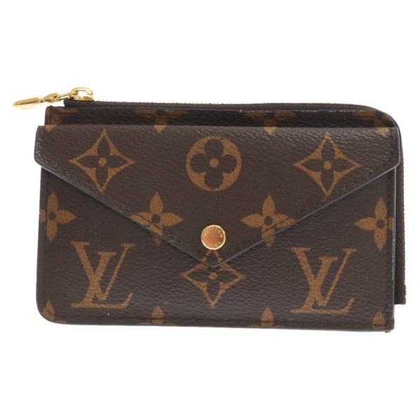 3524f090022 1 LOUIS VUITTON Porto Cult Recto Verso Card Case Canvas Brown