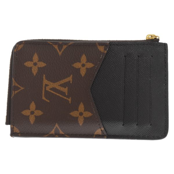 3524f090022 2 LOUIS VUITTON Porto Cult Recto Verso Card Case Canvas Brown