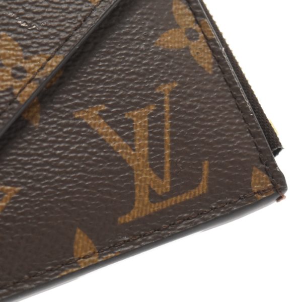 3524f090022 5 LOUIS VUITTON Porto Cult Recto Verso Card Case Canvas Brown