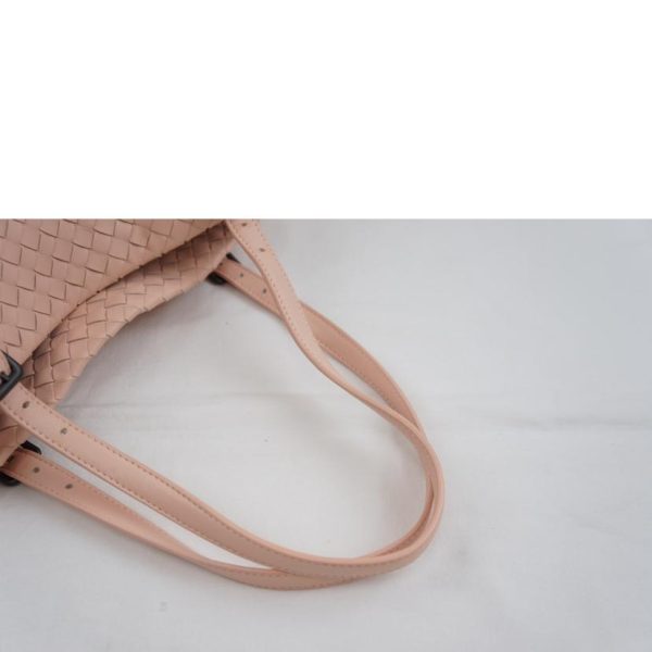 35315 3 Bottega Veneta Intrecciato Tote Bag Pink