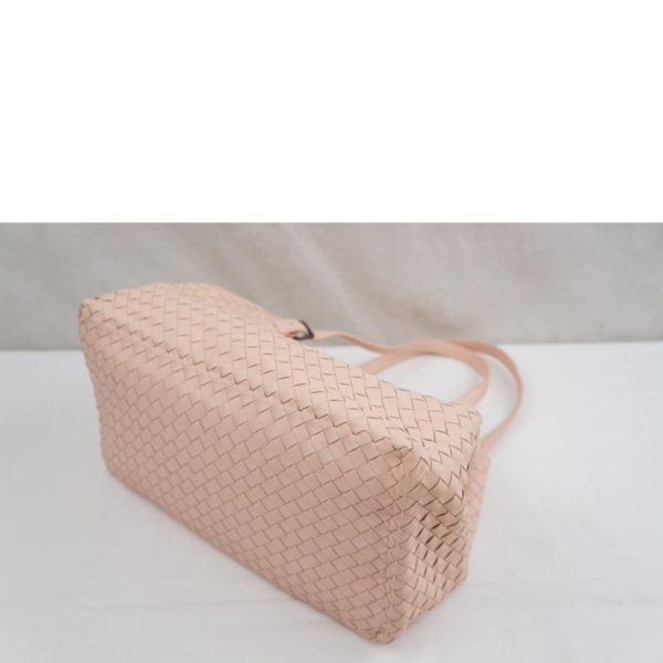 35315 4 Bottega Veneta Intrecciato Tote Bag Pink