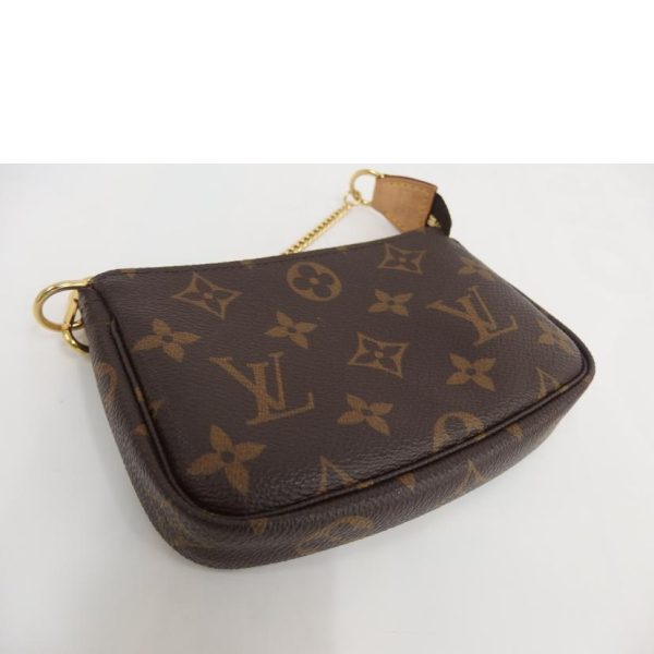 35353 3 Louis Vuitton Mini Pochette Accessoire Monogram Shoulder Bag Brown