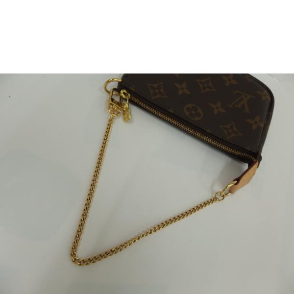 35353 5 Louis Vuitton Mini Pochette Accessoire Monogram Shoulder Bag Brown