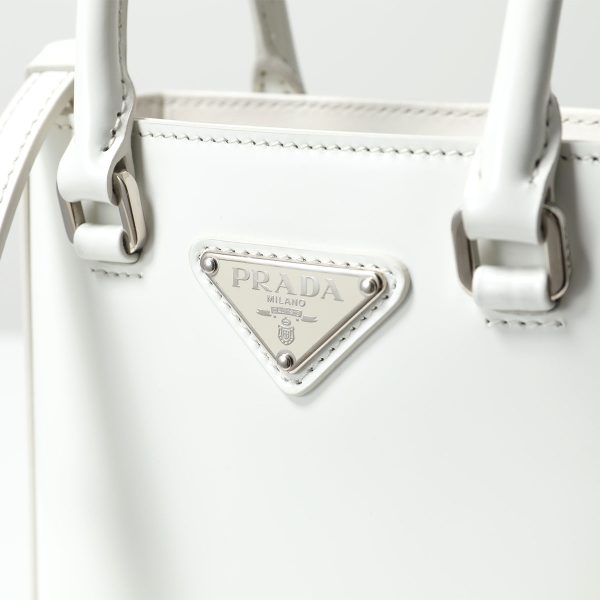 360122482 8 Prada Shoulder Bag Pochette Triangle Logo Leather Handbag