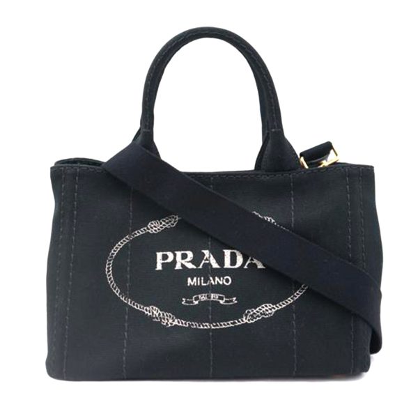 36149 1 Prada Canapa PM Bag Black