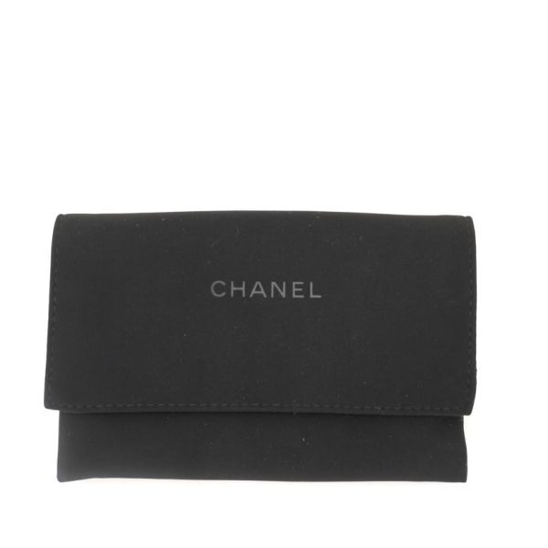 36223 7 Chanel Classic Small Zip Wallet Black