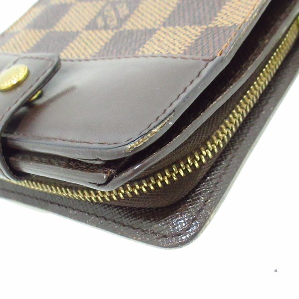 36404848 10 Louis Vuitton Compact Zip Bifold Wallet Damier