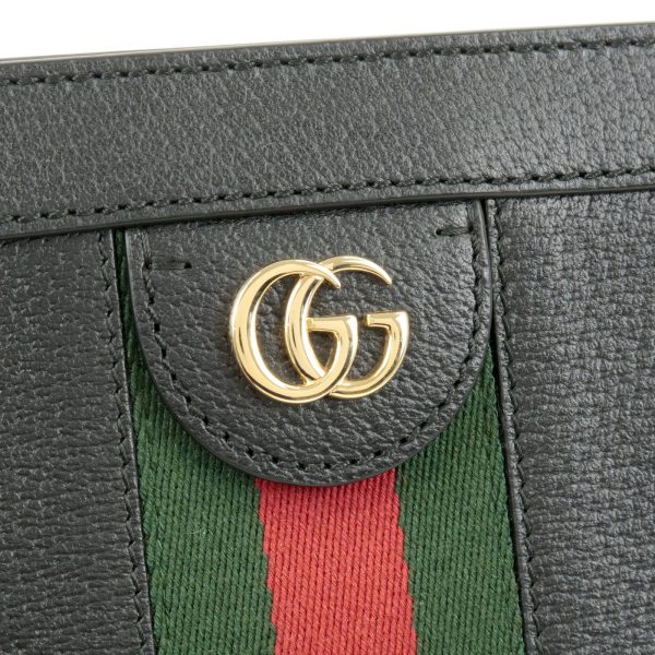 36481 6 4 Gucci Ophidia Gg Small Leather Crossbody Chain Bag Black