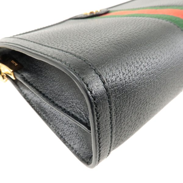 36481 6 7 Gucci Ophidia Gg Small Leather Crossbody Chain Bag Black