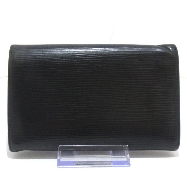 36537650 2 Louis Vuitton Porte Monet Bier Tresor Bifold Wallet Noir