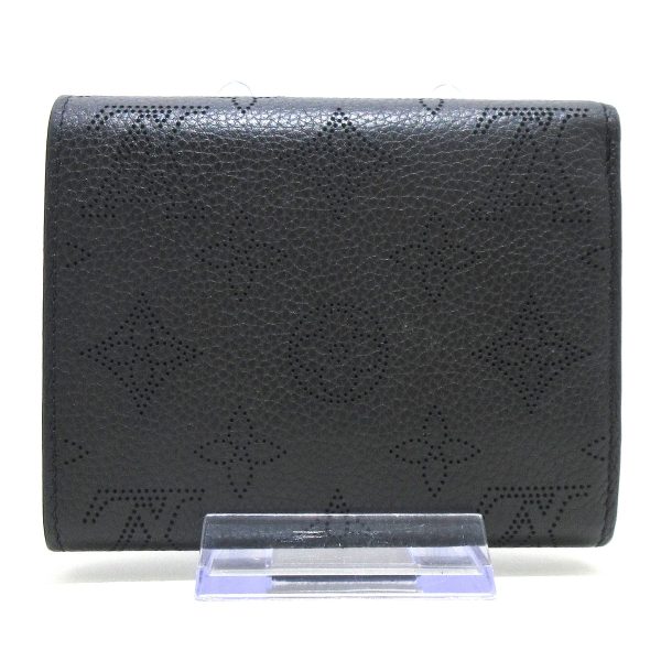 36851846 2 Louis Vuitton Portefeuille Compact Bifold Wallet Noir Mahina