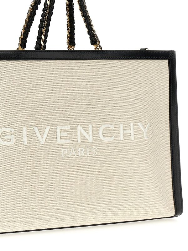 369198336d1a9a7 ju 3 Givenchy White Black Medium G Tote Shopping Bag