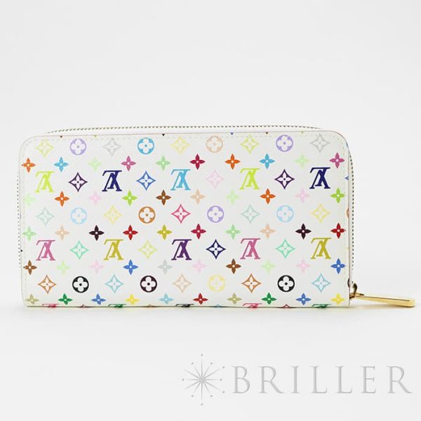 3717011482691 3 Louis Vuitton Zippy Wallet Leather White