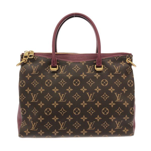 37179967 1 Louis Vuitton Pallas Handbag Leather Monogram