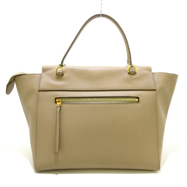 37350043 3 Celine Belt Handbag Beige Leather Beige