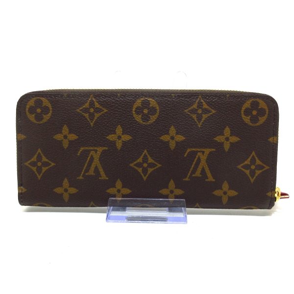 37392805 2 Louis Vuitton Portefeuille Clemence Long Wallet Fuchsia Monogram