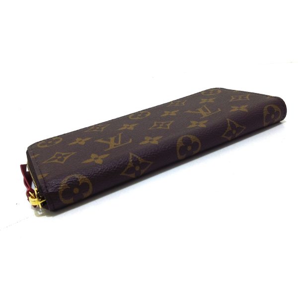 37392805 8 Louis Vuitton Portefeuille Clemence Long Wallet Fuchsia Monogram