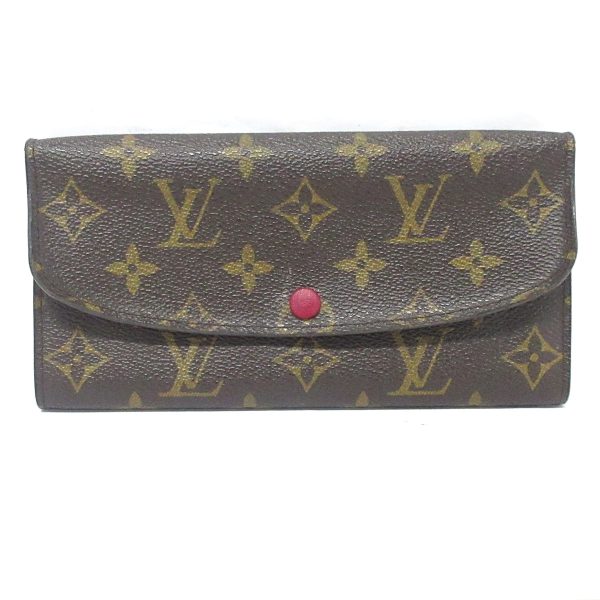 37414566 1 Louis Vuitton Portefeuille Emily Long Wallet Monogram Fuchsia