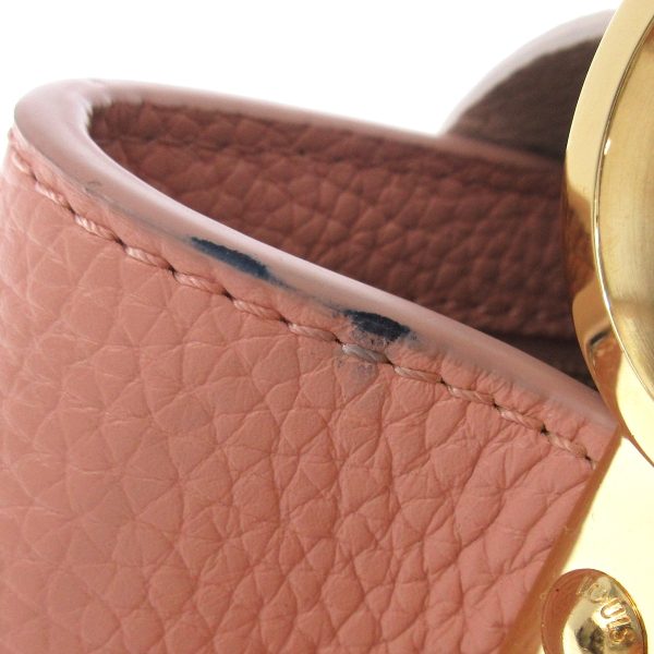 37414990 12 Louis Vuitton Capucines BB Handbag Rose Trianon Greige