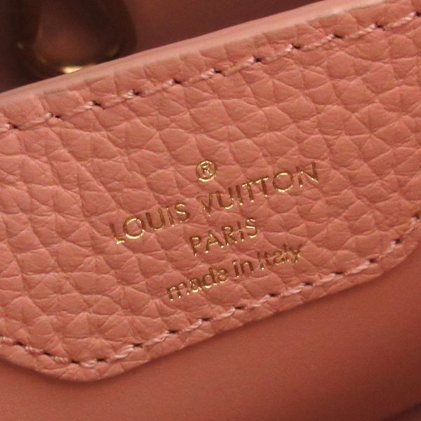 37414990 7 Louis Vuitton Capucines BB Handbag Rose Trianon Greige