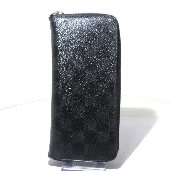 37416651 1 Louis Vuitton Zippy Wallet Vertical Long Wallet Damier Graphite