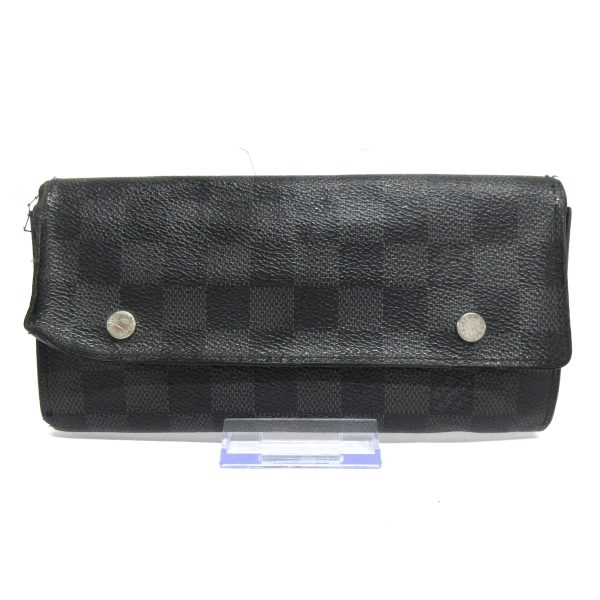 37586670 1 Louis Vuitton Portefeuille Long Modular Long Wallet Damier Graphite