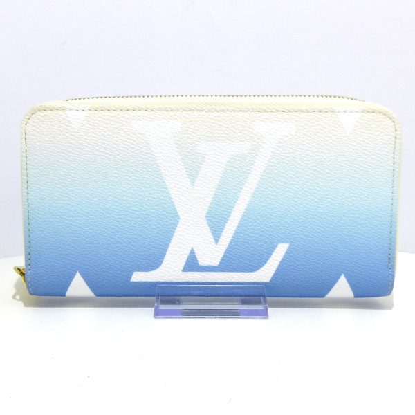 37615001 1 Louis Vuitton Zippy Wallet Long Wallet Monogram Blue