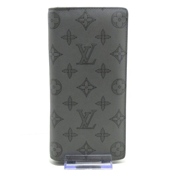 37634976 1 Louis Vuitton Portefeuille Brother Long Wallet Monogram Shadow Gray