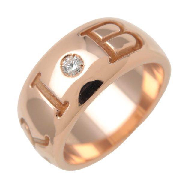 37717 2 1 Bulgari Monologo Diamond Pink Gold Ring