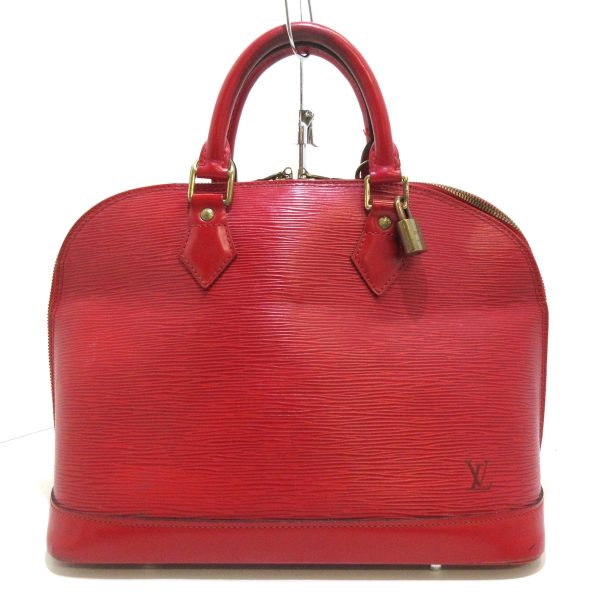 37776287 1 Louis Vuitton Alma Handbag Castilian Leather Red