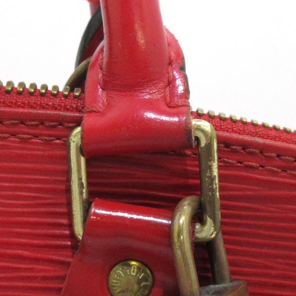 37776287 13 Louis Vuitton Alma Handbag Castilian Leather Red