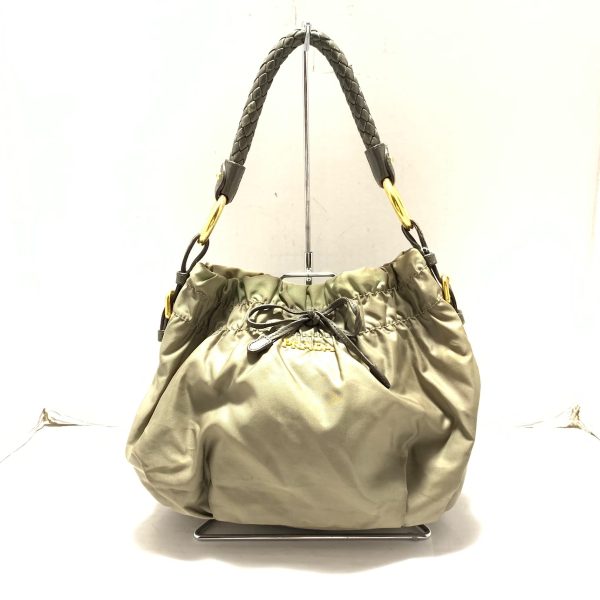 37792318 1 Prada Tote Handag Dark Green Nylon