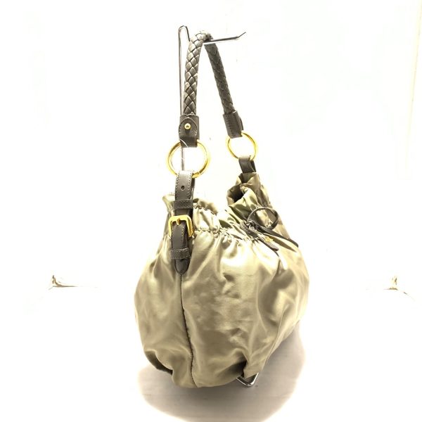 37792318 2 Prada Tote Handag Dark Green Nylon