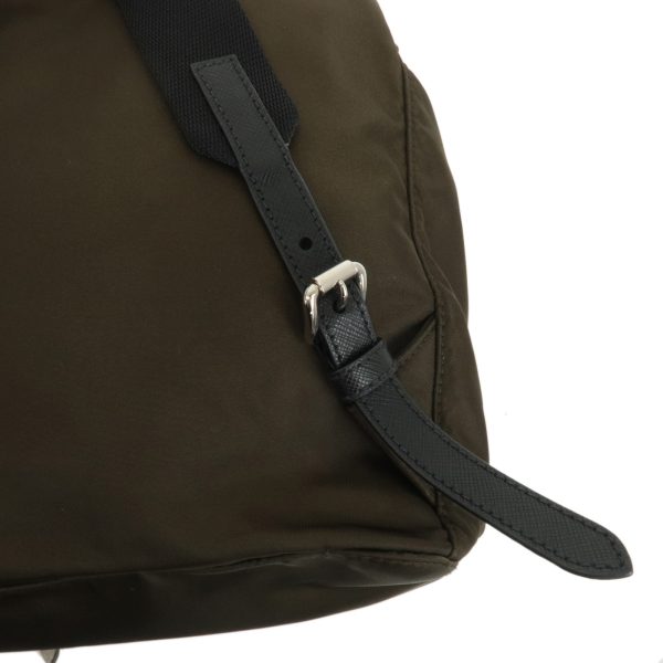 37794 8 5 Prada Backpack Nylon Khaki