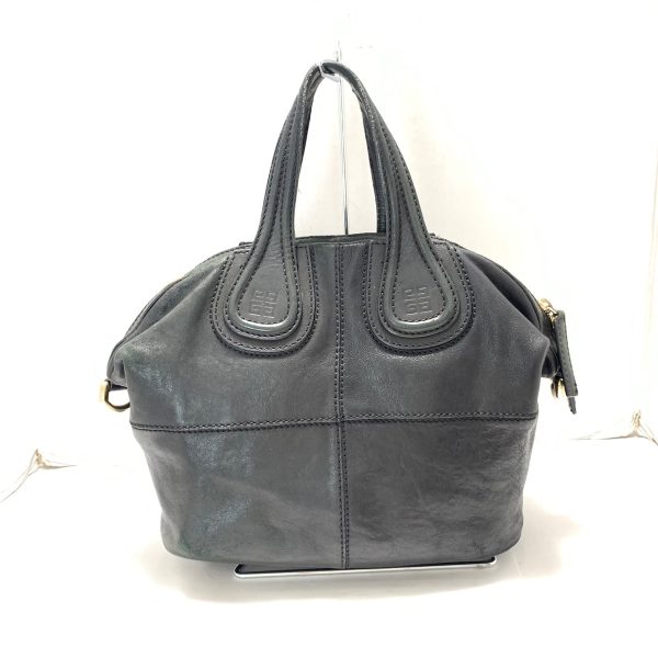 37831016 3 Givenchy Nightingale Handbag Leather Black