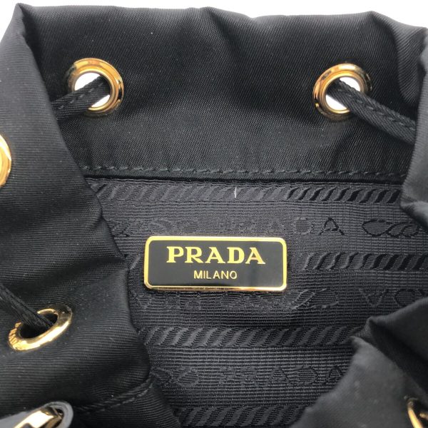 37884647 7 PRADA Handbag Nylon Black