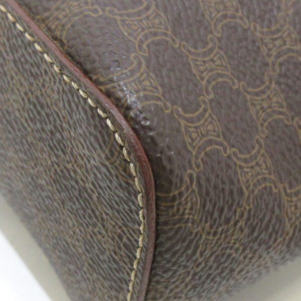 37897774 5 Celine Macadam pattern vanity bag dark brown