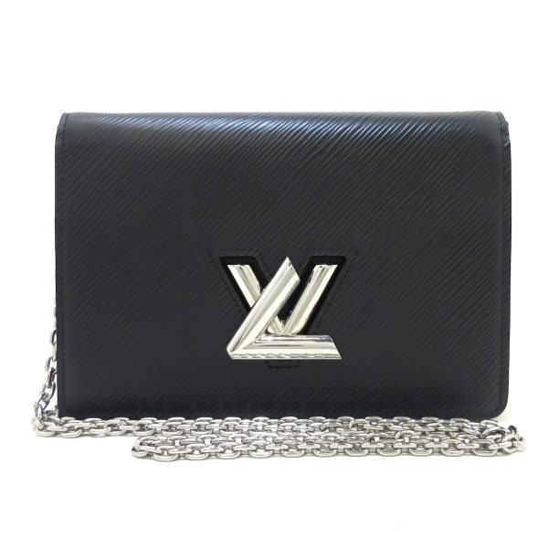 37901718 1 Louis Vuitton Portefeuille Twist Belt Wallet Chain Noir Epi