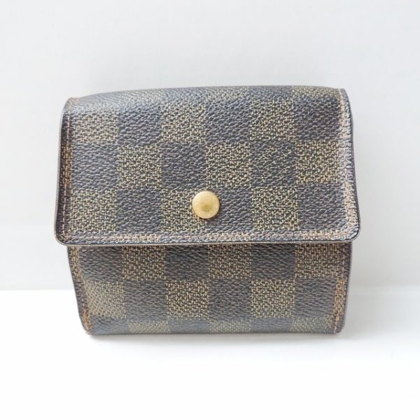 37903417 1 Louis Vuitton Portefeuille Elise W Hook Wallet Damier