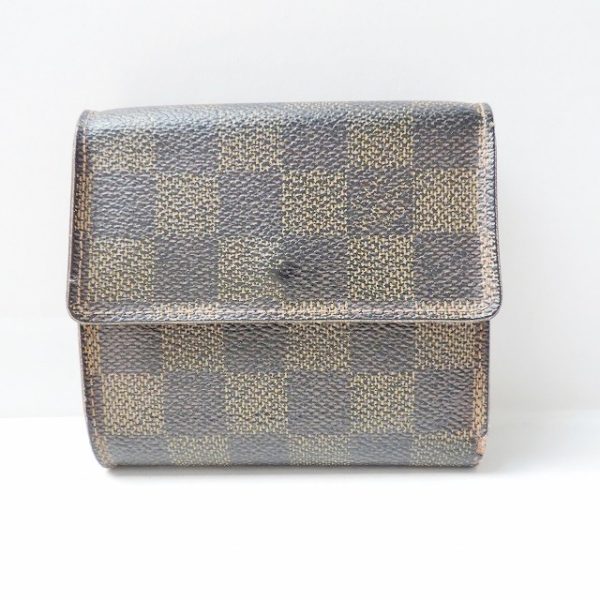 37903417 2 Louis Vuitton Portefeuille Elise W Hook Wallet Damier