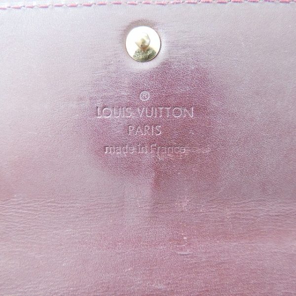 37918569 5 Louis Vuitton Portefeuille Sarah NM Long Wallet Fauvist Patent Rouge