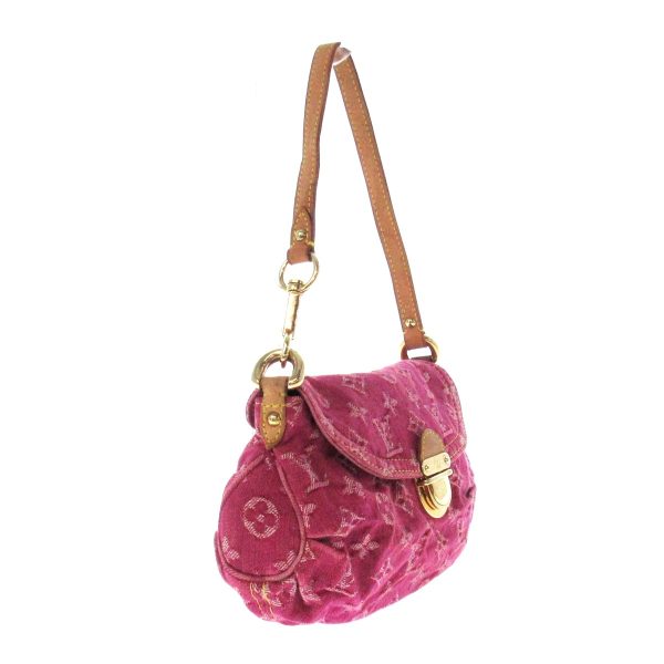 37957820 2 Louis Vuitton Mini Pretty Shoulder Bag Fuchsia Denim