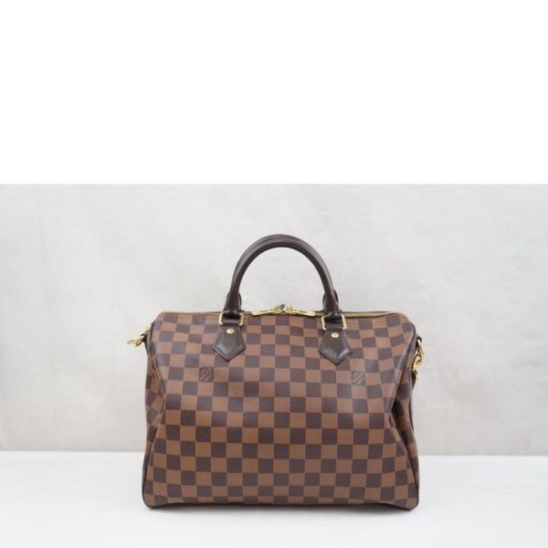 38104 2 Louis Vuitton Speedy Bandouliere 30 Damier Ebene