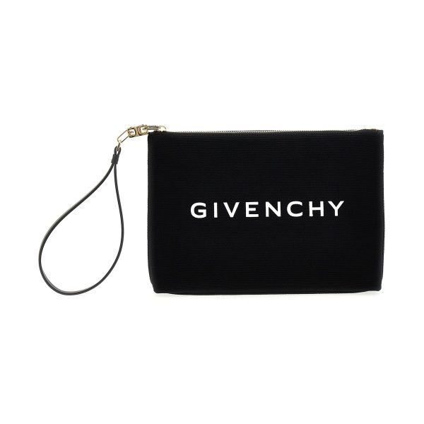 3a41a758d24289f ju 1 Givenchy Canvas Clutch Pouch Black