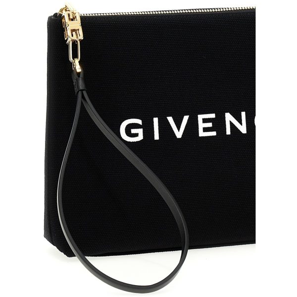 3a41a758d24289f ju 3 Givenchy Canvas Clutch Pouch Black