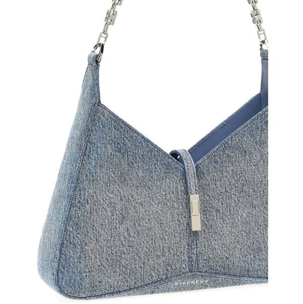 3d028d00e632349 ju 3 Givenchy Blue Cut Out Shoulder Bag SS24