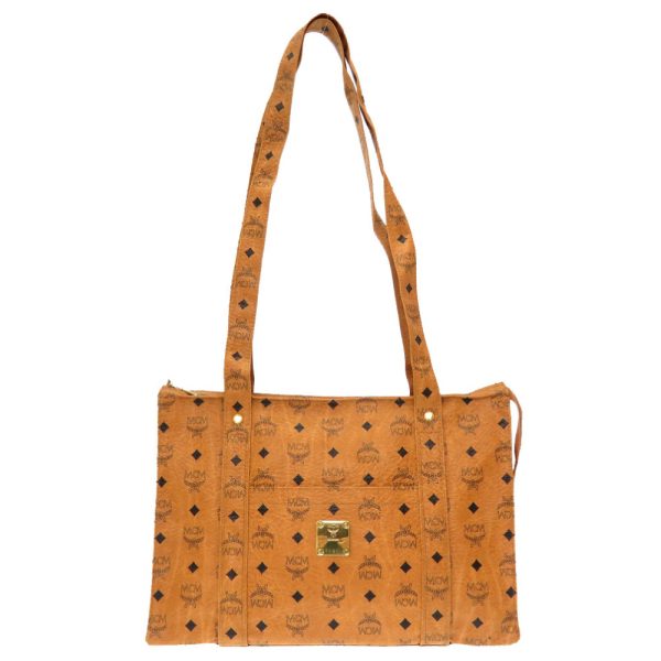 3k0229igs5 1 MCM Tote Bag PVC Brown